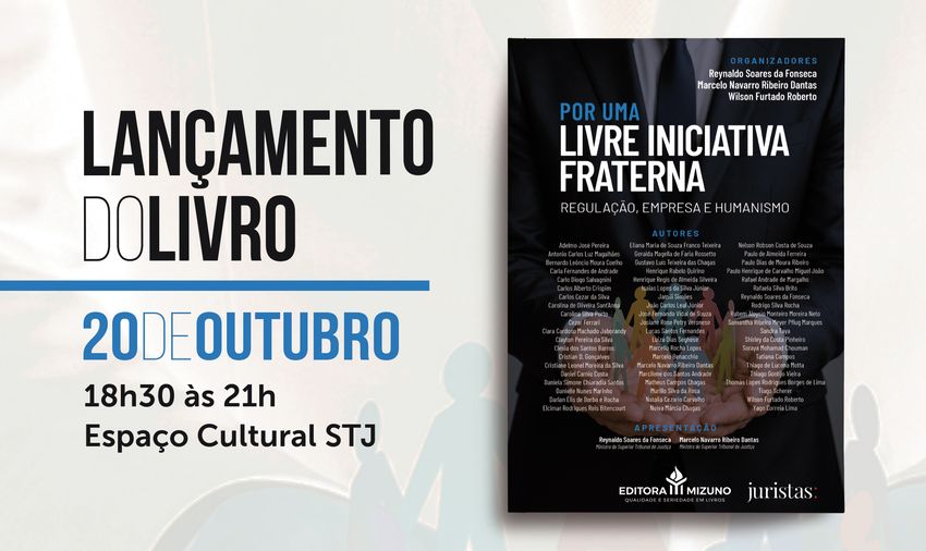 Capa da notícia: Livro reflete sobre liberdade empresarial e responsabilidade social
